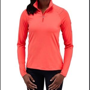 Coral polyester long sleeve under armour shirt